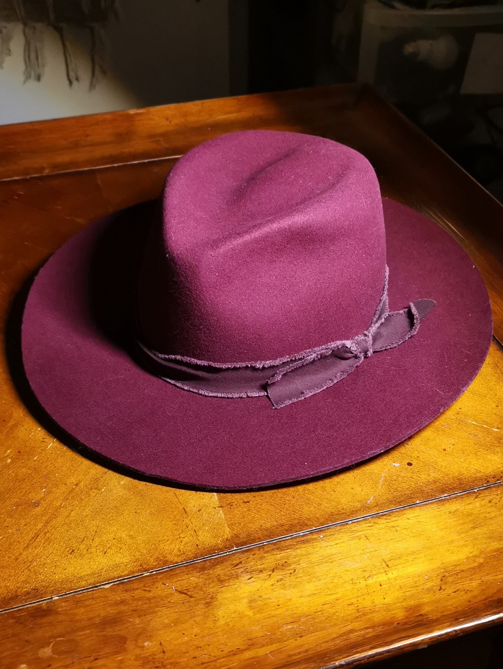 Olive And Pique Burgundy Hat